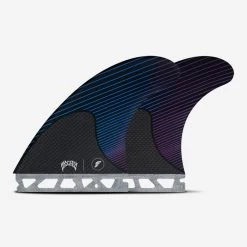 Dérives Thruster FUTURES MAYHEM / LOST - Large RTM Hex Blue / Violet Signature Fins